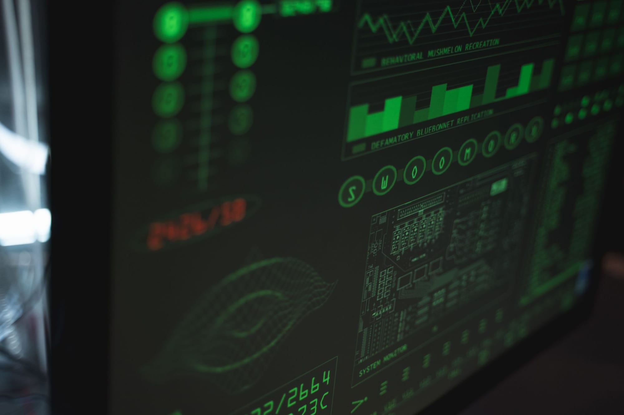 Cybersecurity and data protection interfaces with encryption and monitoring systems